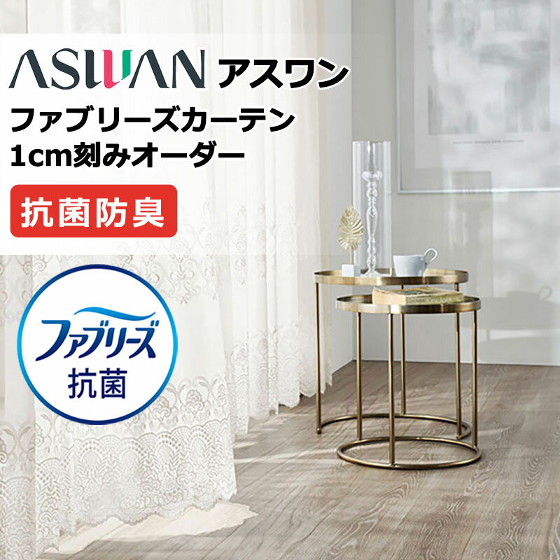 乐天商城 - 【生地のみの購入！ ※1m以上10cm単位で購入可能】アスワン ファブリーズカーテン FB064 ヨコ 生地巾288cm シアー