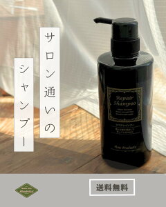 サロンオリジナル シャンプー 500ml 植物由来 保護 日焼け防止 白髪予防 育毛 修復 アミノ酸 ヘマチン ケラチン ノンシリコン 美容室 レディース メンズ