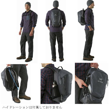 国内正規品 ARC'TERYX Mantis 26 Backpack Black2 アークテリクス マンティス26 デイパック ビジネスバック 26L 正規輸入品 バックパック タウンユース L06901500