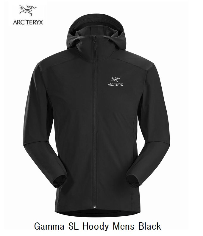 アークテリクス ARC'TERYX Gamma SL Hoody Mens Black アークテリクス フードジャケット 国内正規品 L07512600