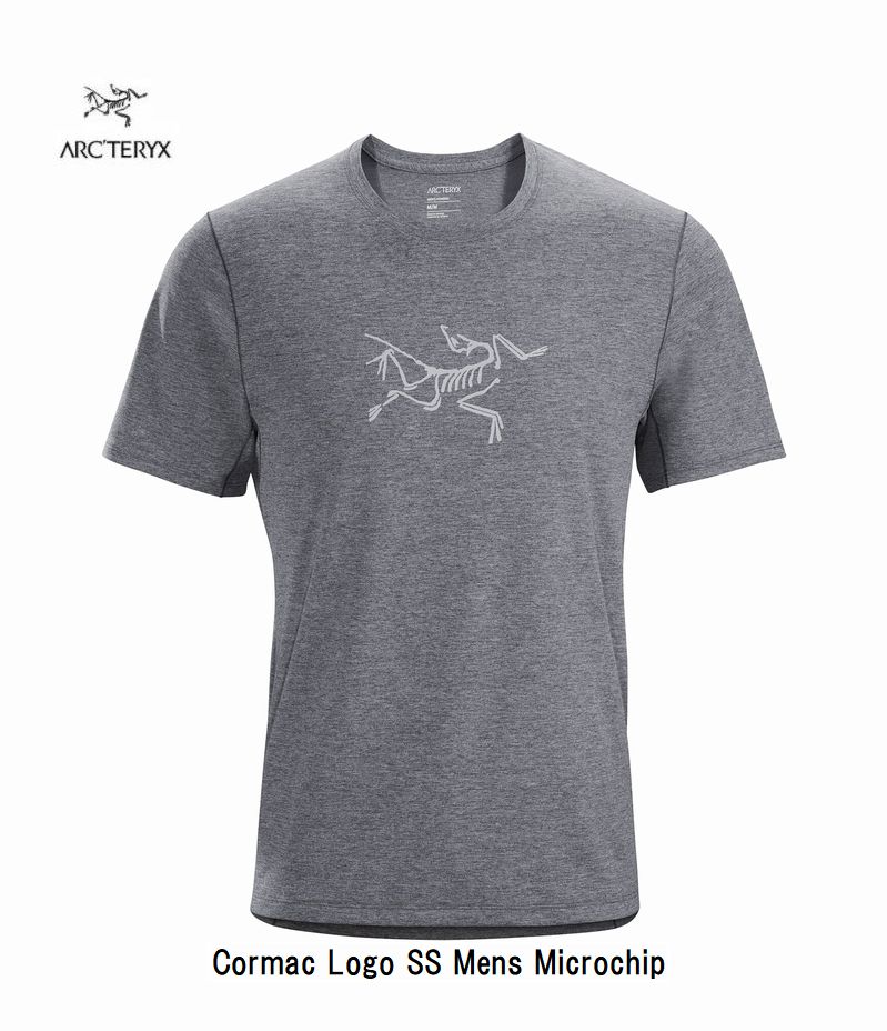 【お買物マラソン期間P10倍】アークテリクス ARC'TERYX Cormac Logo SS Mens Microchip コーマックロゴシャツSS Tシャツ 国内正規品 L07568800