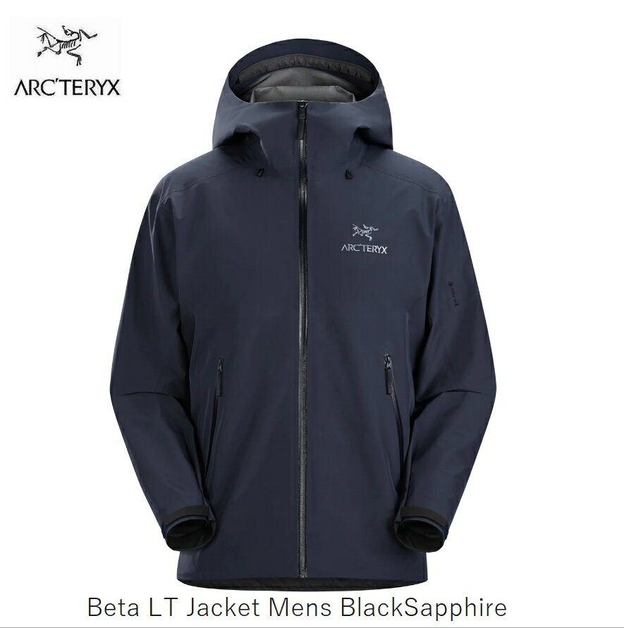 アークテリクス アウター メンズ アークテリクス ARC'TERYX Beta LT Jacket Mens ベータ LT ジャケット メンズ 国内正規品 BlackSapp L08695800 BIRDAID ブラックサファイア