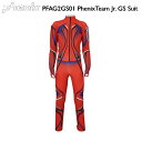 Phenix phenix Team Jr.GS Suit／フェニックチーム ジュニアGSスーツ 　　　PFAG2GS01 カラー：FLRD/FlameRed 素材 レーシングトリコット（ポリエステル80%、ポリウレタン20％） ○Phenix Team 着用ジュニアモデル○取り外し可能パッド○チップポケット装備 」 ・メーカー希望小売価格はメーカーカタログに基づいて掲載しています。