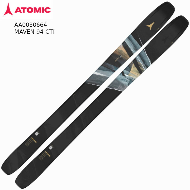アトミック スキー板 2026 ATOMIC MAVEN 94 CTI Black aa0030664 オールマウンテン レディス(4.0)
