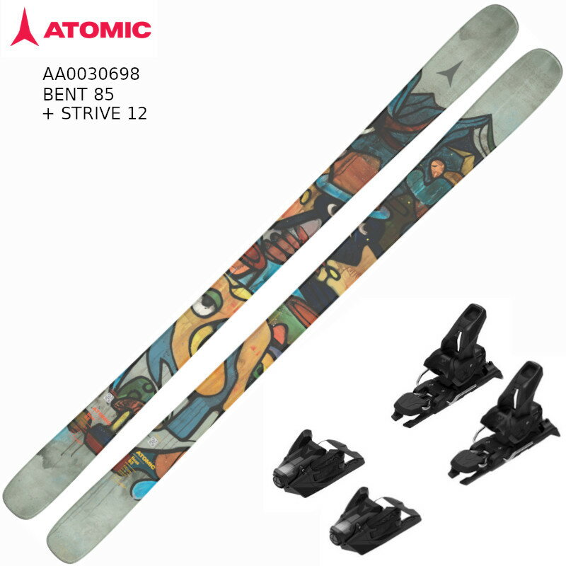 Board - アトミック スキー板 2026 ATOMIC BENT 85 + STRIVE 12 ベント フリーライド パーク ビンディングセット