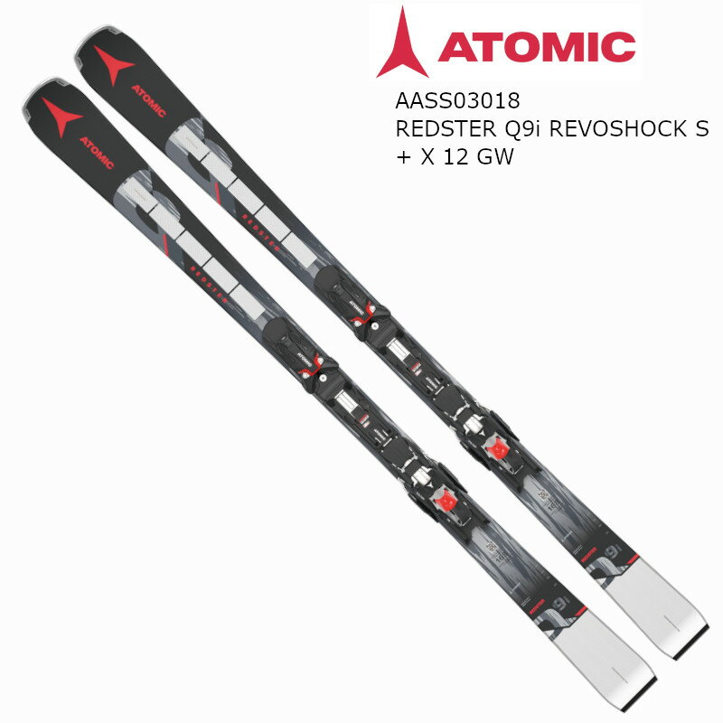 アトミック スキー板 2023 ATOMIC REDSTER Q9i REVOSHOCK S +X12 GW Black デモ レッドスター レボショック