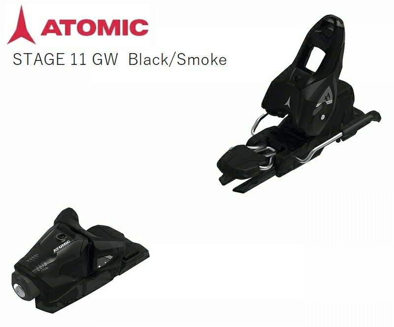 アトミック ビンディング ATOMIC STAGE 11 GW Black/Smoke バックカントリー サイドカントリー