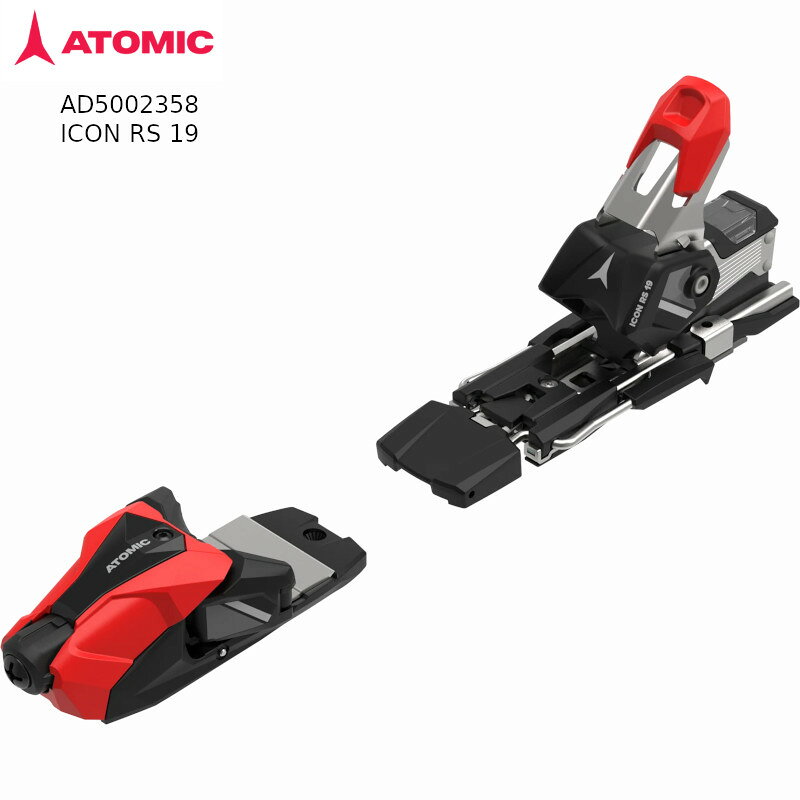アトミック ビンディング 2027 ATOMIC ICON RS 19 Red Black AD5002358 アルペン トップレベル スキー 競技 レーシング