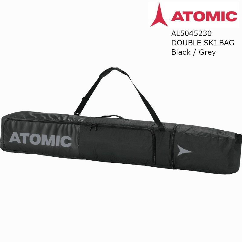 アトミック スキーケース 2024 ATOMIC DOUBLE SKI BAG Black Grey (～205cm) ダブル スキーバック 2台入