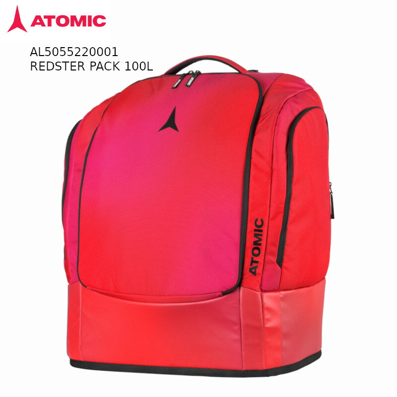 メーカー名：ATOMIC 商品名：REDSTER PACK 100L Red Tension 品番：AL5055220 カラー：Red レッドスター・パック100Lは、アトミックのアスリートたちが山で使用するギアバッグです。持ち運びしやすく、丈夫で、便利なコンパートメントが満載。 レッドスターパック100Lは、アトミックの多くのトップアスリートがギアを持ち運ぶために選んでいるもので、特に2足のブーツをヒルで持ち運ぶときに便利です（メインコンパートメントの底に2足並べて入れることができます）。スキーブーツ用の仕切りが付いているので、スッキリと収納できます。すね当て、グローブ、バフを入れる内ポケット、ゴーグルを入れるフリースの裏地付きポケット、飲み物の凍結を防ぐ断熱ポケットを含む外ポケット。撥水加工が施され、水や汚れに強い。また、荷物がいっぱいになっても快適に持ち運べます！パッド入りのストラップとバックパネル、ウエストベルト、チェストストラップ、鋭利なエッジから体を守るハイパロンパッチ、バックパックを背中に密着させるリフトローダー。アトミック・レッドスターシリーズにマッチするデザイン。 WEIGHT：Weight (g) : 2100 メーカー希望小売価格はメーカーサイトに基づいて掲載しています