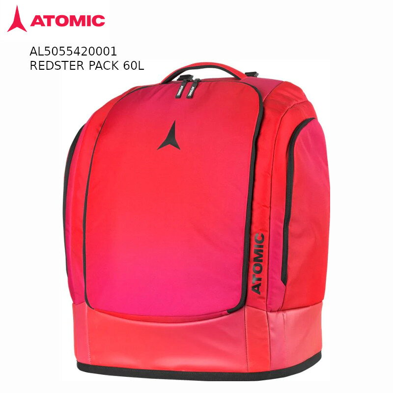 メーカー名：ATOMIC 商品名：REDSTER PACK 60L Red Tension 品番：AL5055420 カラー：Red アトミック・レッドスター・パック60Lは、若いアスリートたちが日々のスキーで使用する機材パックです。水や汚れに強く、耐久性に優れています。 Weight (g) : 1300 アトミック・レッドスター・パック60Lは、若いレーサーのデイリーユースに人気で、大人用レーサーバージョンと同じ機能を備えています。メインコンパートメントにはその日のスキーギアを収納でき、スキーブーツ用の仕切りが付いているので、すべてをすっきりと収納できます。内ポケットにはすね当てやグローブなどのギアを収納でき、ゴーグル用にはフリースの裏地付きポケットがあります。外側のポケットには、飲み物が凍るのを防ぐ断熱ポケット付き。表地は丈夫で水や汚れに強く、裏地はターポリン。パッド入りのストラップとバックパネル、ウェストベルトとチェストストラップ、鋭利なエッジから体を守るハイパロンパッチ、重いときにバックパックを背中に密着させるリフトローダー！デザインはアトミック・レッドスターシリーズにマッチしています。 メーカー希望小売価格はメーカーサイトに基づいて掲載しています