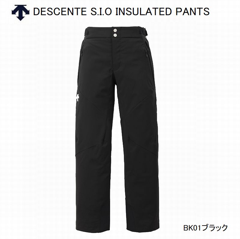 デサント スキーウェア 2025 DESCENTE S.I.O INSULATED PANTS BK01 インサレーテッド パンツ ユニセッ..