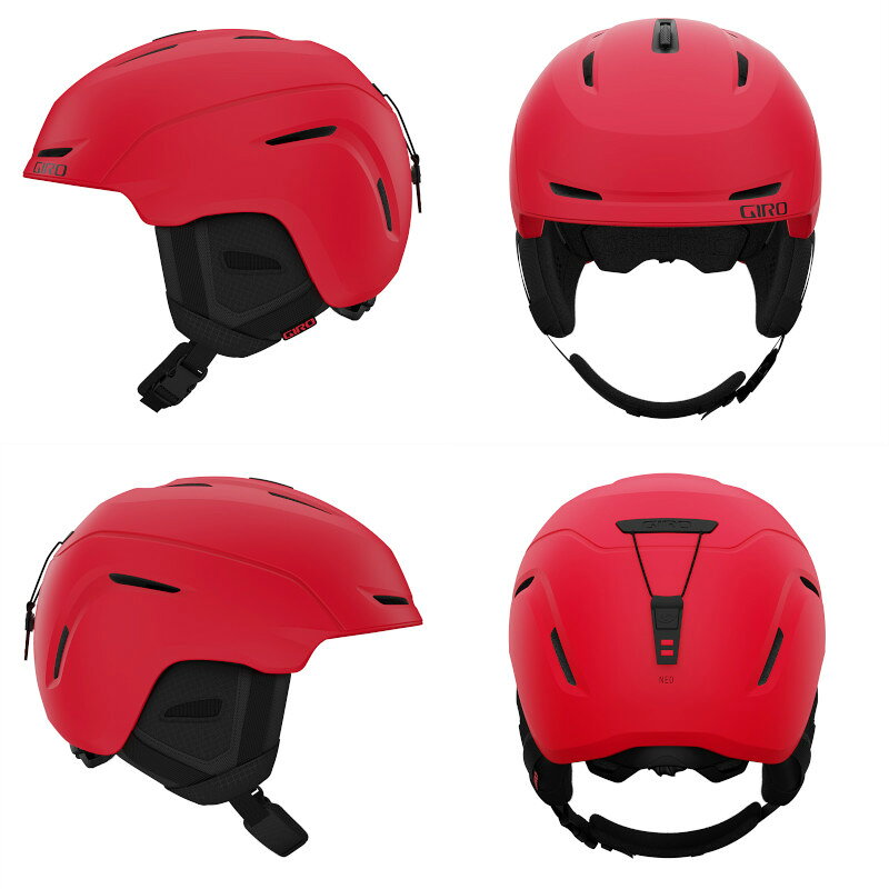 ジロ ヘルメット GIRO NEO AF Matte Bright Red ネオ アジアンフィット マット ブライト レッド