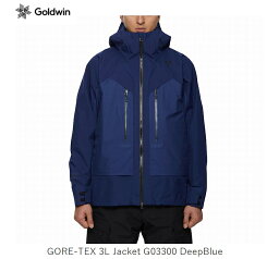 ゴールドウイン スキーウェア 2024 GOLDWIN GORE-TEX 3L Jacket G03300 DeepBlue メンズ ジャケット ゴアテックス