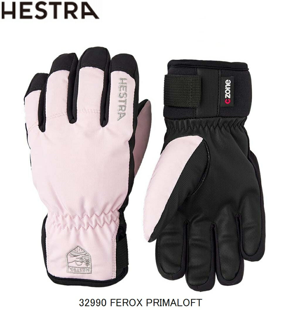 ヘストラ HESTRA FEROX PRIMALOFT 910 Rose フェロックス プリマロフト 5本指 キッズ ジュニア グローブ