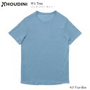 フーディニ HOUDINI Ms Tree Tee 417True Blue ツリー ティー アウドア メンズ シャツ