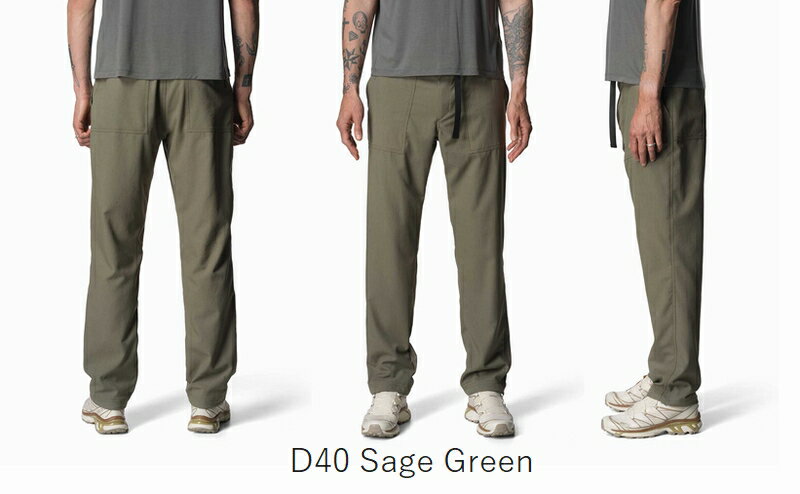 フーディニ HOUDINI Ms Corespun Chore Pants D40 Sage Green メンズ コアスパン ...