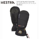 HESTRAヘストラ 31731 All Mountain Czone Mitt オールマウンテン シーゾーン ミット 100 Black All Mountainシリーズのミトン。ゴート皮革と防水透湿性メンブレン入りナイロン素材で、甲の止水ファスナー付きポケットを初め、盛りだくさんの仕様とコストパフォーマンスの良さは健在です。 CZone　防水透湿素材。フィット感を損なわずにグローブに適した裁断が可能です。 メーカー希望小売価格はメーカーサイトに基づいて掲載しています