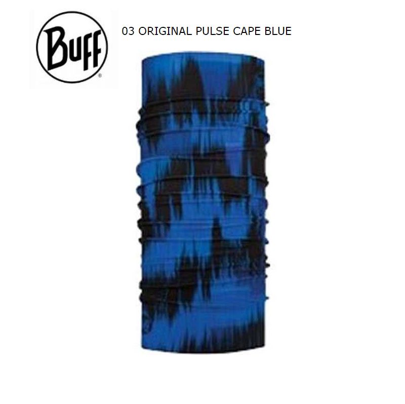 バフ BUFF 03 ORIGINAL PULSE CAPE BLUE 334688 多機能 ネックカバー ヘッドウェア マスク ストレッチ