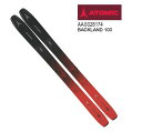 ATOMIC 2020 2021モデル　 BACKLAND 100 BLACK RED Ref :AA0028174 人気のあるBacklandスキーはツーリングに最適な要素を兼ね備えています。Ultra Light Woodcoreにより軽量化されているのでクライミングを楽にし、優れた滑走安定性もあります。ハードパックと柔らかい雪のどちらにも対応できます。 ※スキー単体での販売で、ビンディングは別売りとなります。 メーカー推奨ビンディング　 SHIFT 13 MNC　/SHIFT 10 MNC WARDEN 13 MNC Length 180cm Side Cut (Tip/Waist/Tail) 129.5/100/120mm Radius 19.2m Rocker All Mountain Rocker 20/70/10% Feature HRZN Tech Tip / Dura Cap / Sidewall /　Ultra Power Woodcore / Carbon Backbone / Directional Shape / Glossy Topsheet/ Flat Length188cm Side Cut (Tip/Waist/Tail) 130.5/101/121mm Radius 21.6m Rocker　All Mountain Rocker 20/70/10% Weight 1400g（ベースプレートを含む単体1/2の重さ）179cm ・メーカー希望小売価格はメーカーサイトに基づいて掲載しています