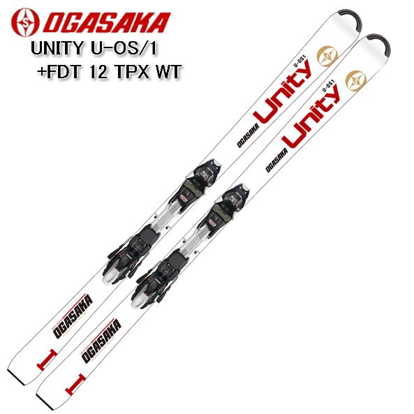 2020 OGASAKA UNITY U-OS/1 WT+マーカー FDT12 TPX 当店オリジナルセット オガサカ スキー 板 上級 金具付