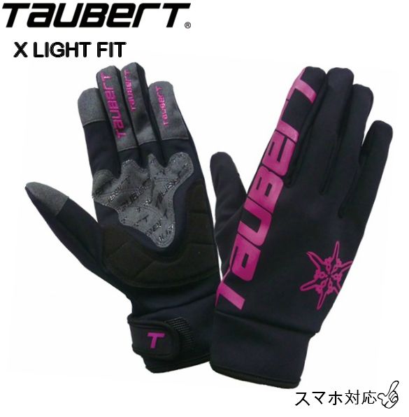 トーバートTAUBERTX LIGHT FIT Pink クロスライトフィット 薄手 スキーグローブ 春スキーに