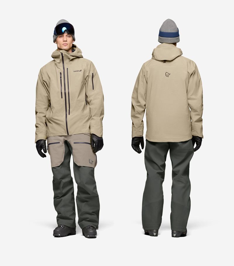 �Υ����� 2026 NORRONA lofoten Gore-Tex Pro Jacket Men WinterTwig ��� ���ե��ƥ� �����ƥå��� �ץ����㥱�å� �Хå�����ȥ꡼
