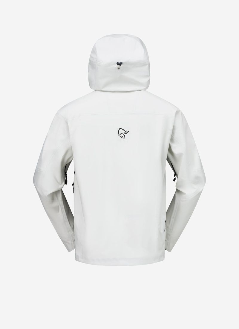 �Υ����� 2026 NORRONA lofoten Gore-Tex Pro JACKET Men W.White ��� ���ե��ƥ� �����ƥå��� �ץ����㥱�å� �Хå�����ȥ꡼