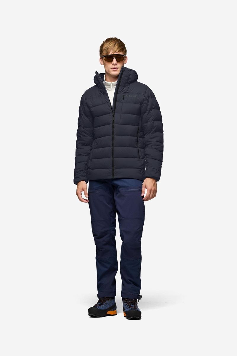 ノローナ NORRONA femund down700 Zip Hood Men Caviar メンズ フェムンド ダウン700 ジップ フード ダウンジャケット