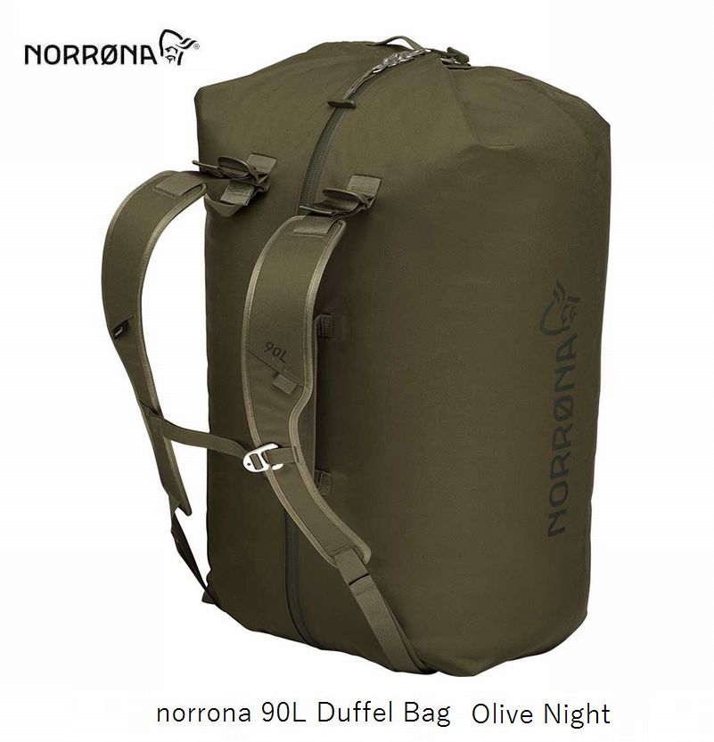 Rakuten - ノローナ NORRONA norrona 90L Duffel Bag Olive Night 90L ダッフルバッグ