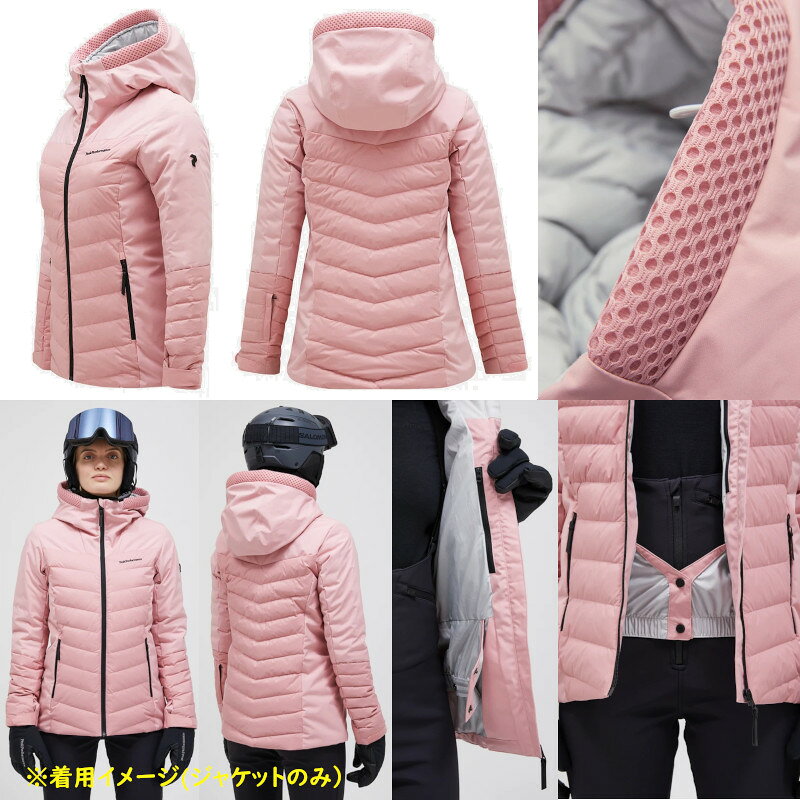 ピークパフォーマンス スキーウェア Peak Performance W Blackfire Jacket 2307G78012 5BH Warm Blush ブラックファイヤー レディス ジャケット 2