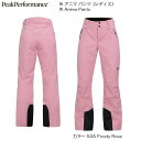 ピークパフォーマンス PeakPerformance W Anima Pants G66595007 53A Frosty Rose アニマ パンツ スキー