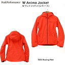 Peak Performance ピークパフォーマンス 品番：2107G75408 モデル：W Anima Jacket アニマ ジャケット カラー：5BS Racing Red 定番綿入りAnima は、外生地に60% リサイクルポリエステル素材を採用し、 化繊綿が入った細身シルエットのゲレンデスキーに最適なジャケット。脇下の小さいベンチレーションやスノースカート、サムホール付きリストゲイター、胸ポケットのゴーグル拭き、右腕のカード入れ、ゴーグルを入れる懐のメッシュポケットなどあらゆるスノーギミックを搭載している一着。 素材 ：リサイクルポリエステル 100% フィルム Hipe／耐水圧：10.000 mm／透湿性：10.000gr/m2/24h ・中綿入り ・60%リサイクル素材の表生地を採用 ・ベンチレーション（両脇下） ・ジッパー&フラップ付きハンドポケット ・ジッパー付き胸ポケット ・胸ポケットにゴーグルワイパー ・袖はベルクロで調整可能 ・リストゲーター ・裾にドローコード ・パウダースカートにはパンツと結合するbutton-in system機能 ・重量：870g （（実寸サイズ（外寸））） XS：身幅90cm／ウエスト84cm／裾幅100cm／着丈65cm／裄丈/袖丈83/63cm S：身幅100cm／ウエスト92cm／裾幅106cm／着丈68cm／裄丈/袖丈84/64cm M：身幅104cm／ウエスト96cm／裾幅112cm／着丈69cm／裄丈/袖丈87/67cm L：身幅106cm／ウエスト100cm／裾幅116cm／着丈70cm／裄丈/袖丈90/70cm メーカー希望小売価格はメーカーサイトに基づいて掲載しています