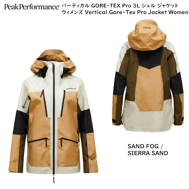 ピークパフォーマンス スキーウェア 2026 PeakPerformance W Vertical Gore-Tex Pr...
