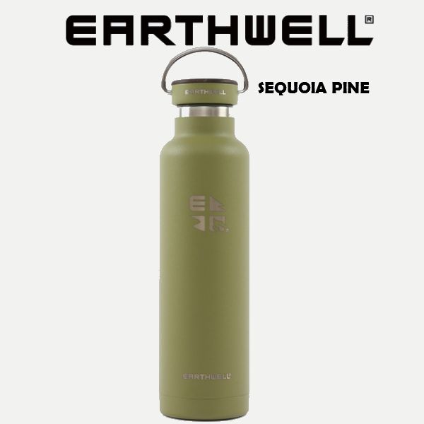 EARTHWELL/アースウェル 22oz Woodie Bottle Woodie Walnut Cap ウッディ—インサレートボトル 22oz　 ウォールナット　 VB22-W55W55 　 Color:　Sequoia Green ウッディ—インサレートボトル 22ozは、高性能な保冷対応ステンレスボトルです。 TempLock　ダブルウォール真空断熱構造は、最大72時間の保冷性能を持っています。天然木を使用したWoody　キャップは、1つとしてまったく同じカラー・木目の製品はありません。 Detail（機能） ・TempLockダブルウォール真空断熱構造により、最大72時間の保冷が可能。結露することもありません。 ・EarthGrip パウダーコート加工を施すことにより、濡れた手でも握りやすく高い耐久性を誇ります。 ・18/8プログレードステンレスを採用しているので、飲み物を美味しく保ち、耐久性・耐錆性に優れています。 ・人体に悪影響を及ぼすBPA やフタル酸を一切含まないポリプロピレン素材を使用しています。 ・規定の方法に従えば食洗機での簡単なお手入れが可能です（Woodieキャップは手洗いをしてください）。 容量：22oz　650ml　/幅：73mm /　高さ：267mm　/口径：44mm/　重量：396g 材質(本体)：18/8ステンレス　キャップ：18/8ステンレス、ウォールナット材 メーカー希望小売価格はメーカーサイトに基づいて掲載しています