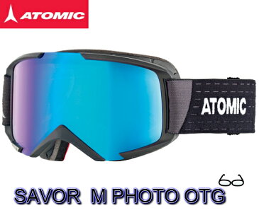 スキー ゴーグル 【ATOMIC】アトミック SAVOR M PHOTOCHROMIC OTG Black/Photochromic スノボ スノーボード