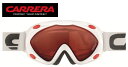【CARRERA】カレラ KIMERIK お買得ゴーグル WHITE STRIPES スキー/スノボ/スノーボード kids/子ども用 キッズ ジュニア JUNIOR(4)