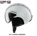 カスコ CASCO SP-2 VISOR 3737 WHITE カスコ スノー ヘルメット バイザー付 ハードケース入 サイズL