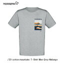 m[i NORRONA /29 cotton mountains T-Shirt Men Y gDGeBiC }EeY eB[Vc Grey Melange