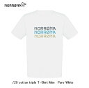 メーカー名　NORRONA ノローナ 品名　 /29 cotton triple T-Shirt Men　メンズ トゥエンティーナイン コットン トリプル T シャツ カラー　Pure White 素材：100% ORGANIC COTTON 重さ：158g /29 コットントリプル Tシャツは100％オーガニックコットンで作られた上質なクラシックTシャツです。 洗濯の際の収縮を可能な限り防ぐ為に、事前に洗浄処理がされています。 ・メーカー希望小売価格はメーカーサイトに基づいて掲載しています