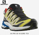 サロモン トレイルランニングシューズ SALOMON XA PRO 3D V9 GTX BlackButter ゴアテックス アウトドア