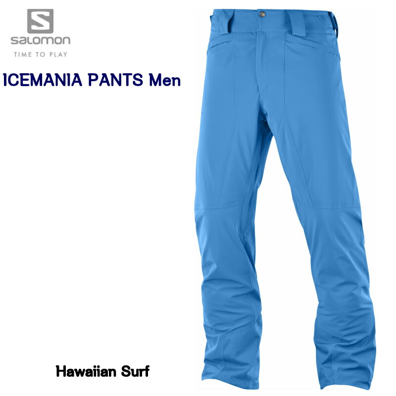 【楽天スーパーセール期間限定大特価】2019 SALOMON ICEMANIA PANT Men LC1004400 Hawaiian Surf ASIAN LENGTH サロモン アイスマニア パンツ メンズ ハワイアン サーフ アジアン レングス