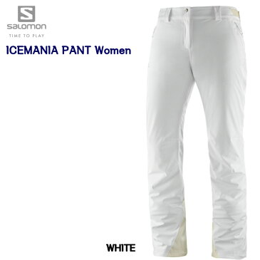 2020 SALOMON ICEMANIA PANT Women LC1211100 White RERULAR LENGTH サロモン スキーウェア パンツ レディス