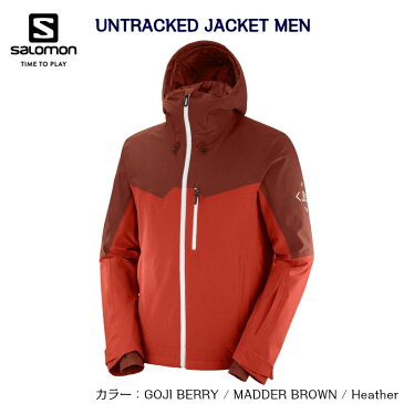 サロモン 2021 SALOMON UNTRACKED JACKET MEN LC1402700 Goji Berry MADDER BROWN Heather ジャケット スキー