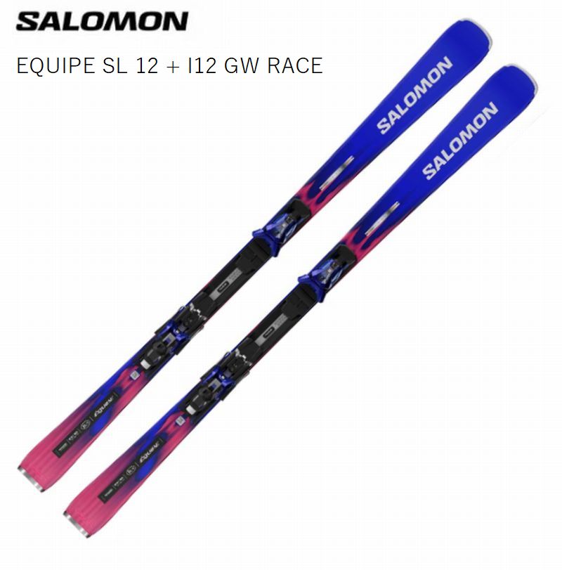 サロモン スキー板 2027 SALOMON EQUIPE SL 12 + I12 GW RACE L45412600 金具セット ハイパフォーマンス