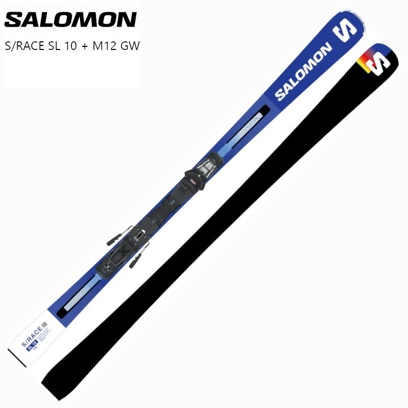 楽天All Mtn Sports Doing 楽天市場店サロモン スキー板 2024 SALOMON S/RACE SL 10 + M12 GW F80 レーシング スラローム ショート ビンディングセット