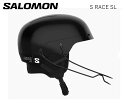 サロモン ヘルメット 2025 SALOMON S RACE SL Black レーシング スラローム 競技 ABS