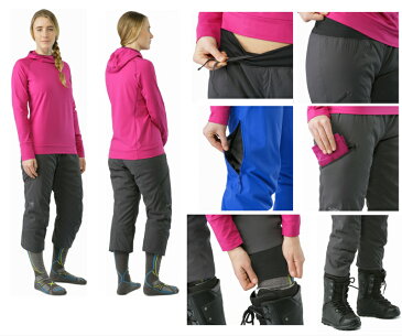 【月末クーポン有】ARC'TERYX Axina Knicker Womens アークテリクス インナー スキー スノボ トレッキング ボトム アクシーナ ニッカー 正規輸入品