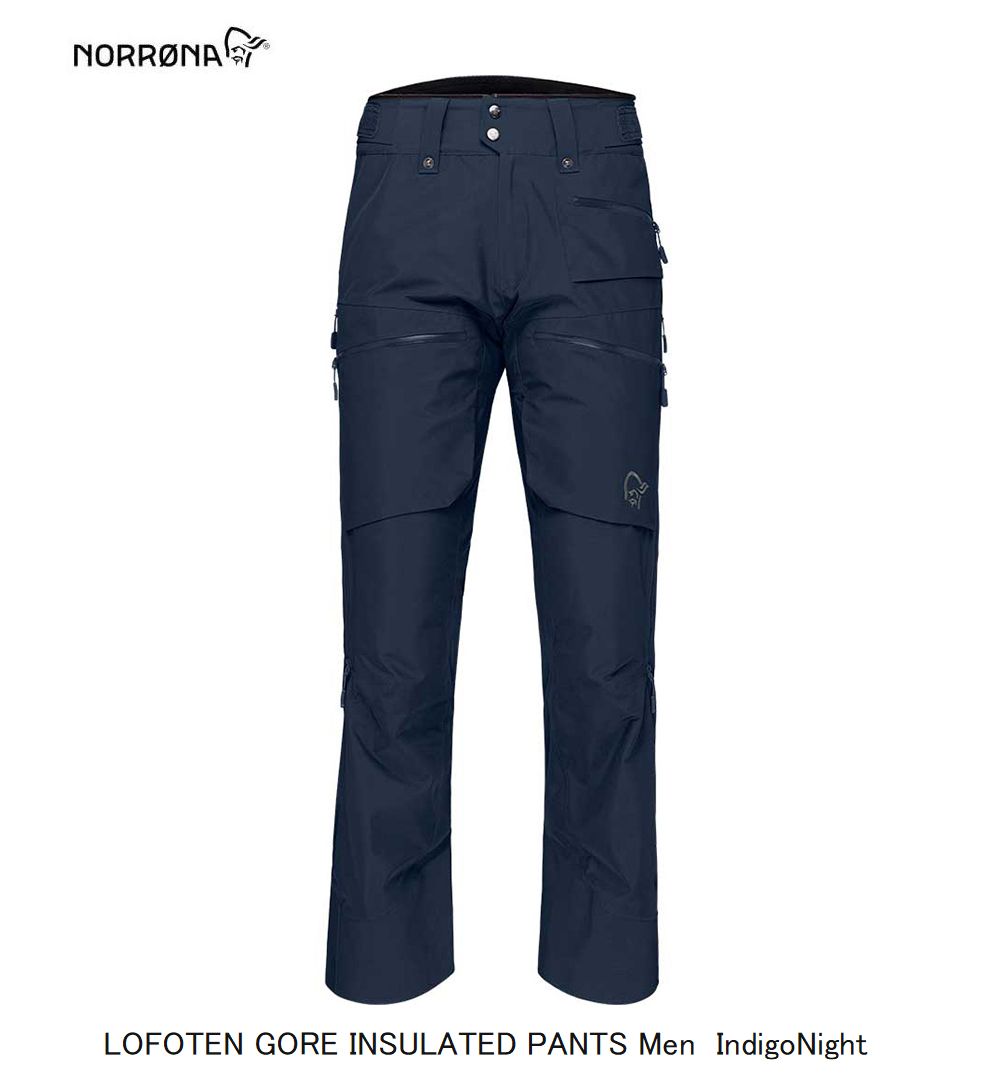 ノローナ NORRONA lofoten Gore-Tex insulated Pants Men IndigoNight メンズ ロフォテン ゴアテックス インシュレーテッド パンツ