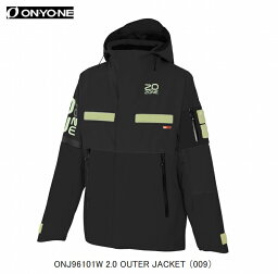 オンヨネ スキーウェア 2023 2024 ONYONE ONJ96101W 2.0 OUTER JACKET 009 BLACK メンズ レディース ジャケット